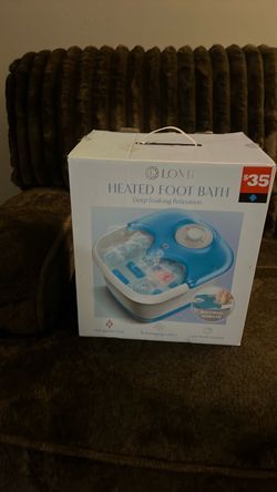 Heated foot bath