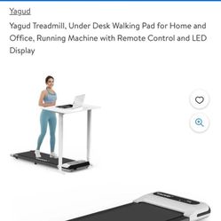 New Yagud Treadmill, Under Desk Walking Pad for Home and Office, Running Machine
