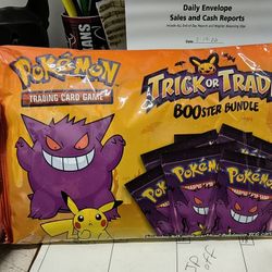 2 Pokemon Trick Or Trade Booster Bundle