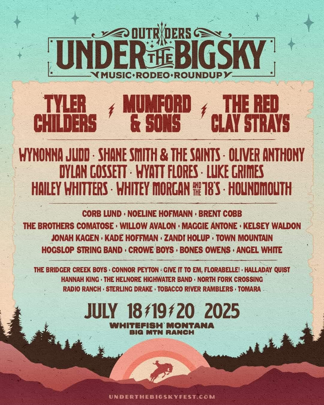 Under the Big Sky - Three Day Passes (3)