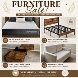 Apartment furniture - Very Gently used (< 3 months) -  Bundle and save