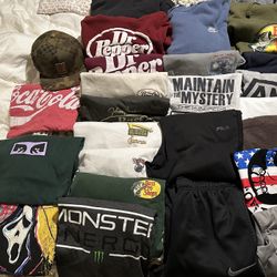 Men’s Size Small And Medium Clothing