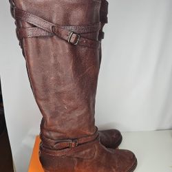 Frye Boots Women's Leather Brown Boots Size 9
