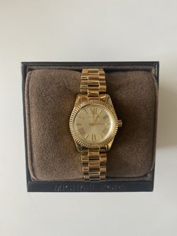 New Michael Kors Lexington Mini Gold Watch