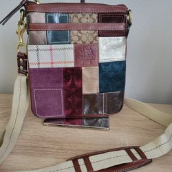 Coach 2007 Holiday Patchwork Crossbody 