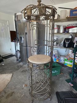 Wrought Iron Wine Rack