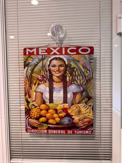México Dirección General de Turismo wall hanging decor