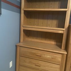 Kids Bookshelves With 3 Big Drawers 