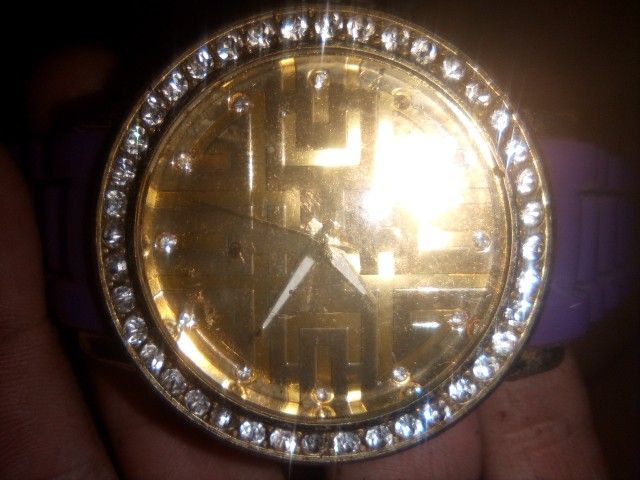 1 Sterling Silver Quartz MK watch.1 Casino Sports Watch Both Pink, 1 Purple 1 Grey
