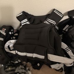 YARD SALE! Black Weighted Vests Different Sizes And Weights! 