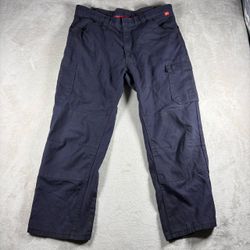 Bulwark FR Cargo Pants Men’s 38x27 Navy Blue IQ Work Wear
