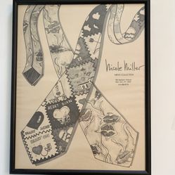 Framed Nicole Miller Advertisement