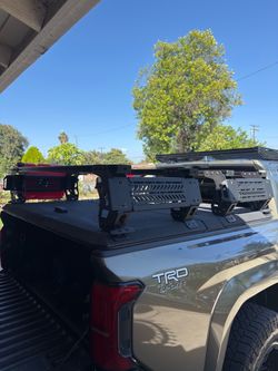 Uptop Overland Diamondback Mid Height Bed Rack - Optional: 2 gal Rotopax + locking mounts