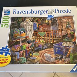 500 Ravensburger Puzzle Larger Pieces Complete 
