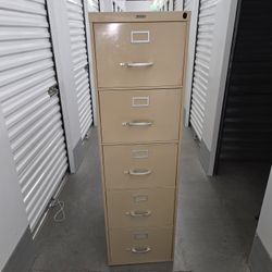 All Metal Old School Filing Cabinet For Sale. 
