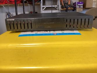 vintage Kenwood KE-205 graphic equalizer, designed for home audio systems