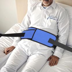 Rhino Valley Medical Bed Restraint Strap for Elderly, Anti-Fall Waist Restraints Belt