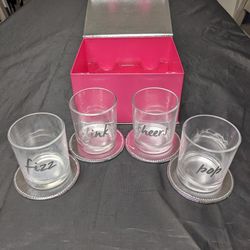 Ulta Glass And Coasters Set 