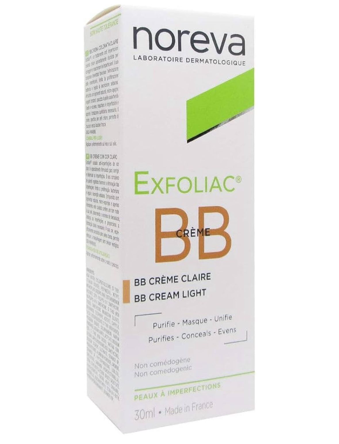 Noreva Exfoliac BBAnti-Imperfections Tinted Cream 30ml Exp 10/2026