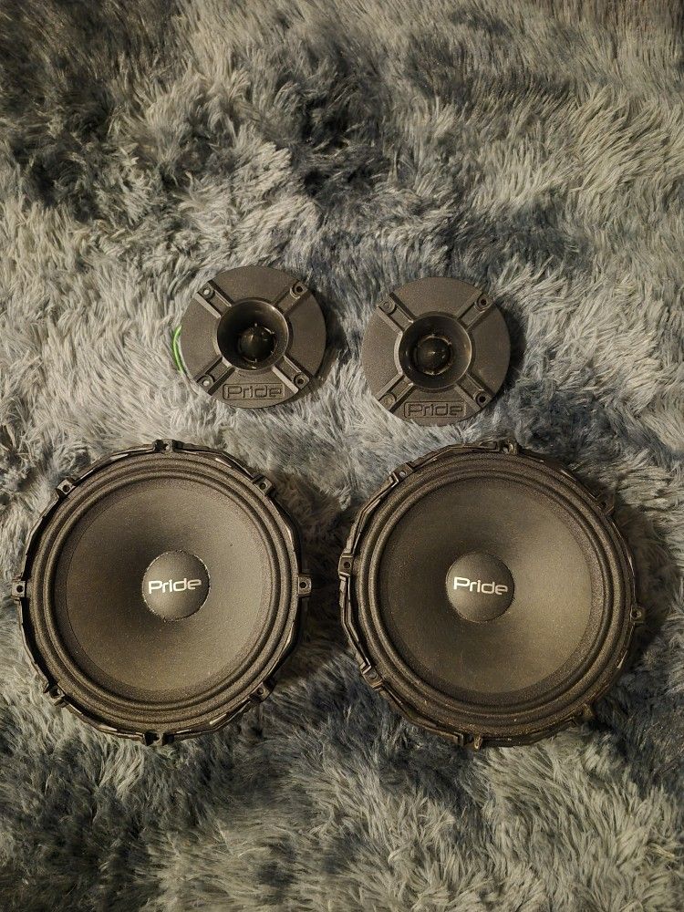 Pride 6.5 Inch Competition Speakers And Tweeters