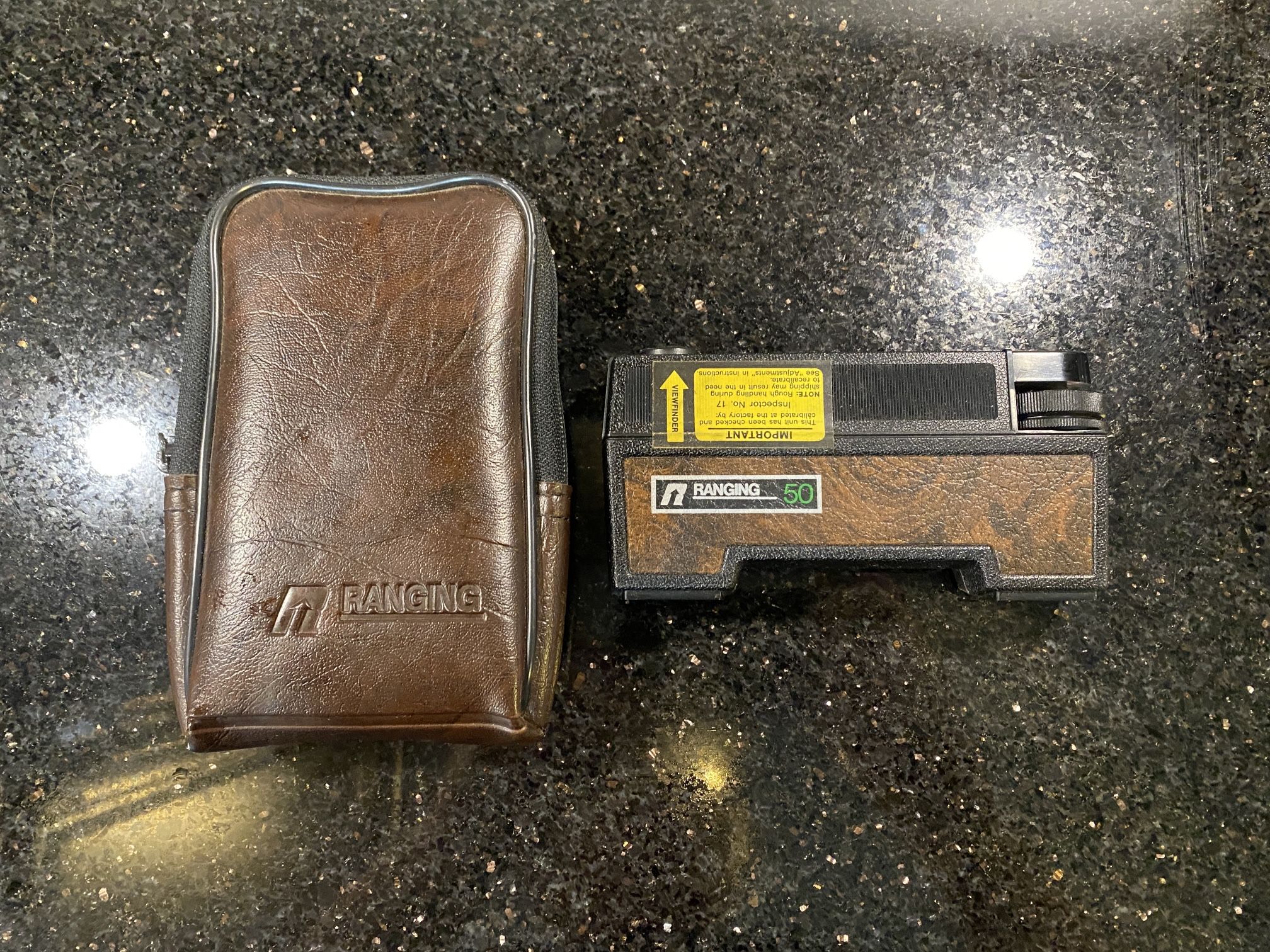Vintage Ranging Eagle Eye 50 Color Coded Rangefinder with Carry Case