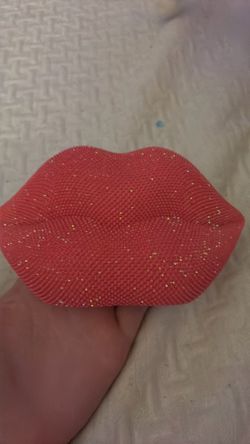 Bedazzled lip decoration