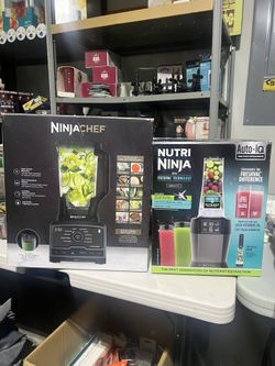 Nutri Ninja Blender with FreshVac Technology, 1100-Watt Auto-iQ Base, 2 Manual Speeds, and (2) Single-Serve FreshVac Cups with Lids
