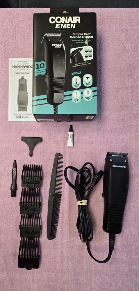 Conair Men Simple Cut Corded Clipper