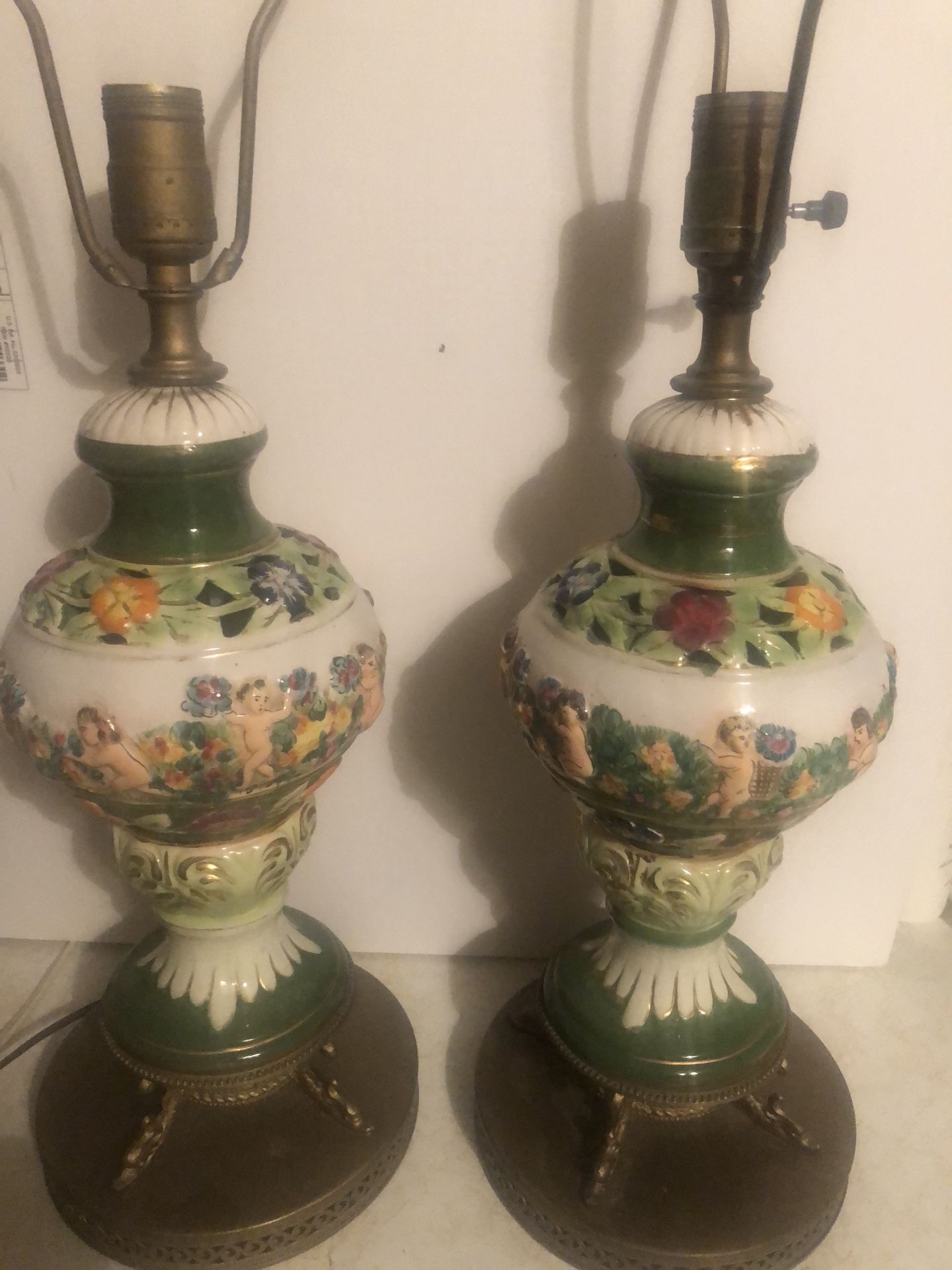 Two Antique Table Lamps!