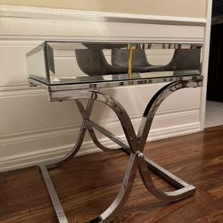Mirrored Side Table/nightstand 