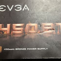 Evga 450 BT  Bronze Power Supply