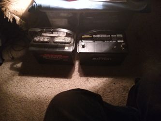 Batterys Left One Slightly Used Right One Brand New 