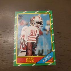 Jerry rice rookie card
