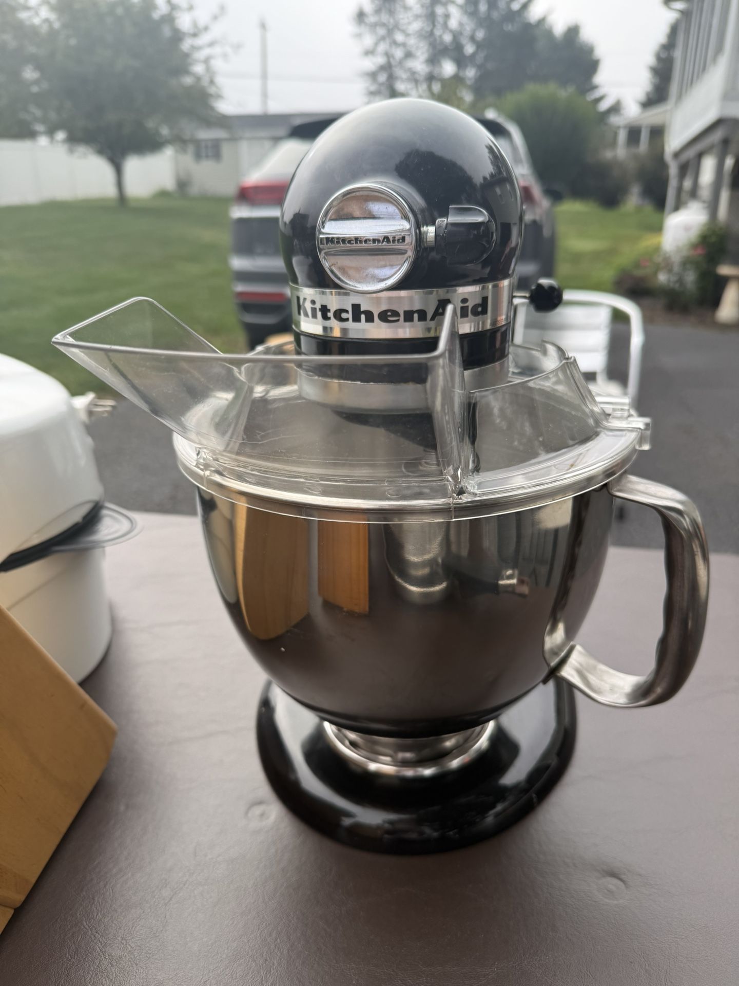 Black KitchenAid artesian mixer