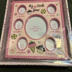 My First Year Picture Frame 