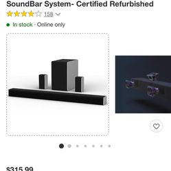 Vizio Soundbar/Surround Sound System 