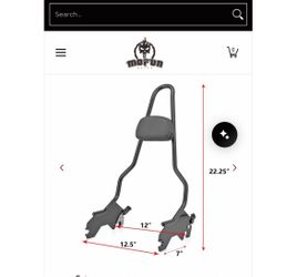 18-2026 Harley Davidson Softail Sissy Bar