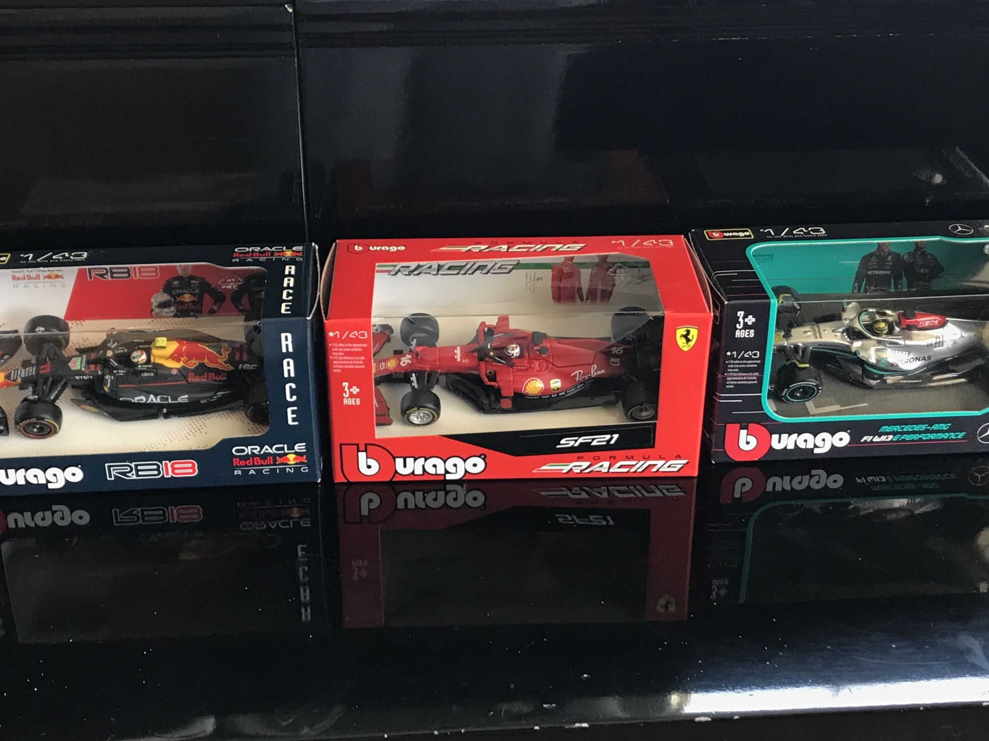 F1 Race cars Models 3 Cars.