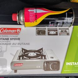 Coleman Tabletop Portable Butane Gas Camping Stove, 1 Burner, Gray

Super Flame Butane Gas Cartridge


It's new 