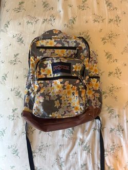 JanSport Cool Student Backpack - Diamond Plumeria Design