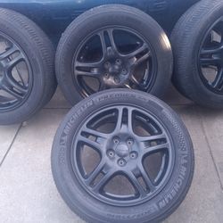 16" OEM 5x100 Wheels And Tires 