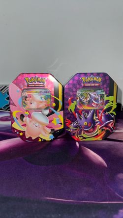 Mega Moonlit Tins ( Mega Gengar ex & Mega Clefable ex)