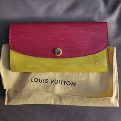 Louis Vuitton 
Epi Emilie Wallet Pivoine