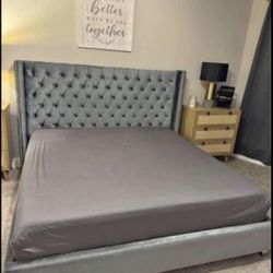 King Sized Bed Frame (mattress Not Included)