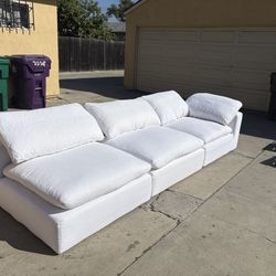 Restoration hardware 3 pc Cloud Couch