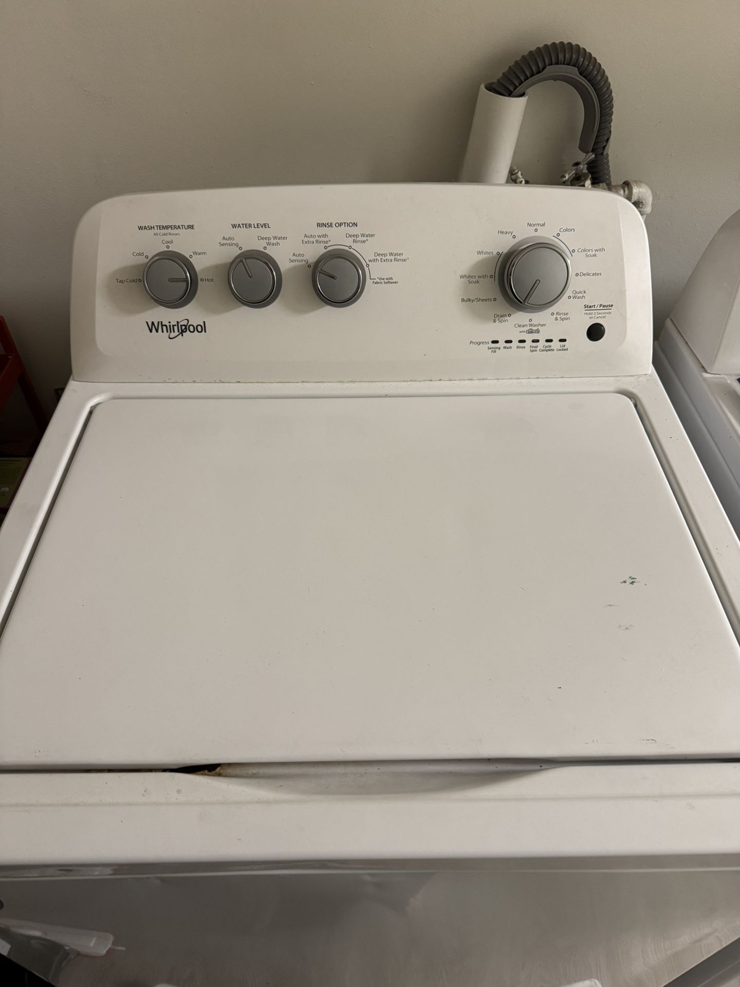 Whirlpool WTW4850HW 3.9 cu.ft Top Load Washer