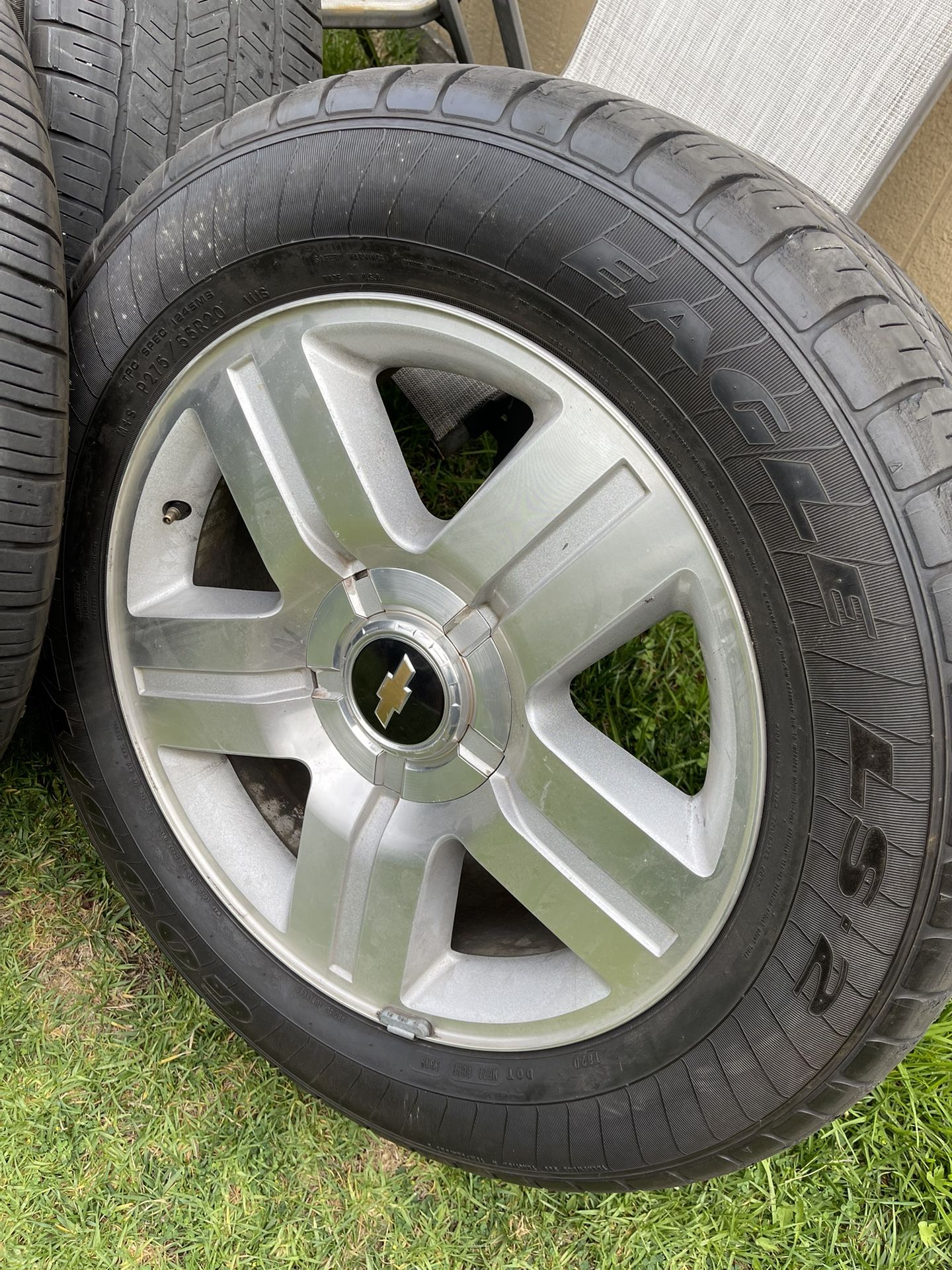 20” OEM Chevy Texas Edition Wheels And Tires 