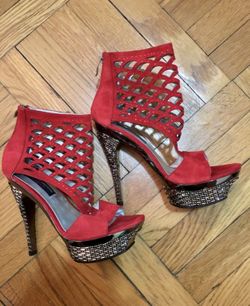 women suede sexy high heel sandals