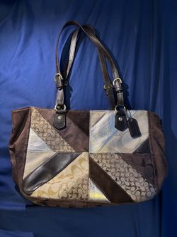 Coach Patchwork Signature Tote Bag
