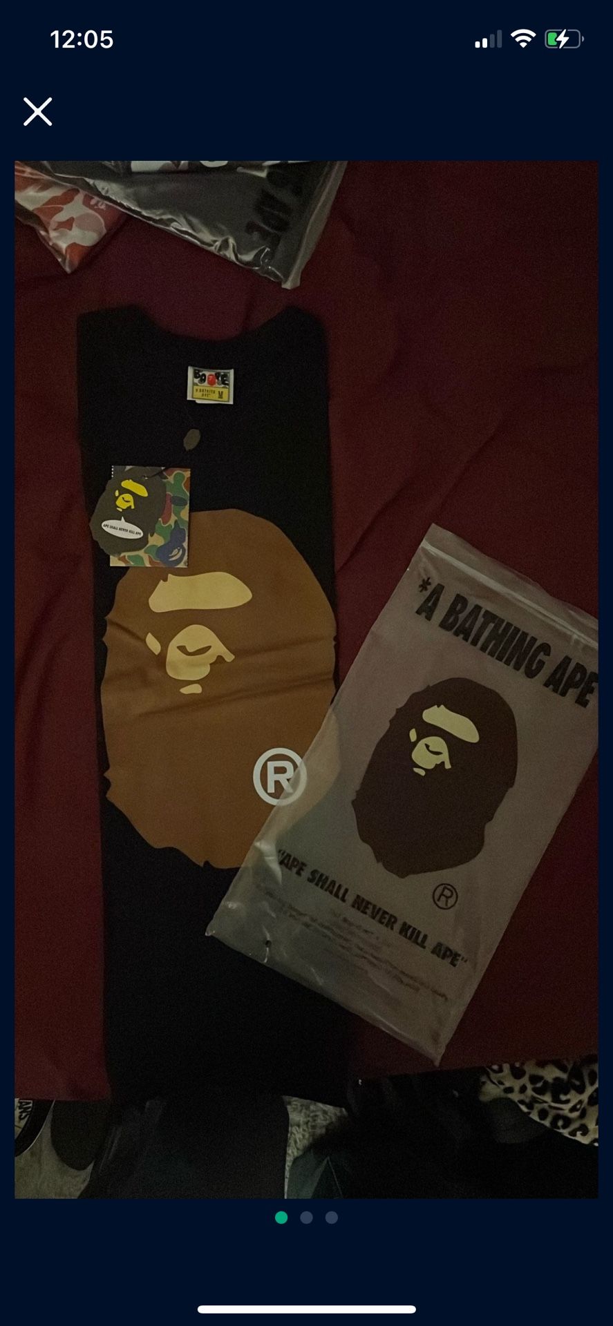 Bape ape shirt